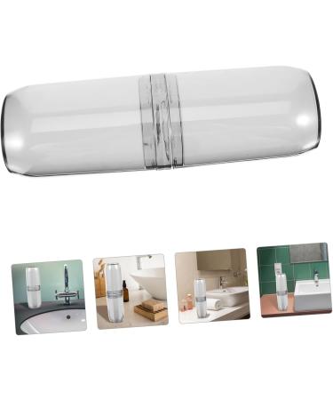 1 Set Toothbrush Mugs & Toothpaste Holder - Bathroom Tumbler Drinking Cups for Home | Plastic Tooth Rinsing Cups - Buy Online on GoSupps.com