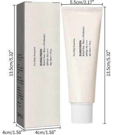 Rice Probiotic Sunscreen - Non-Greasy Moisturizing SPF for Rough and Bumpy Skin - Buy Online on GoSupps.com