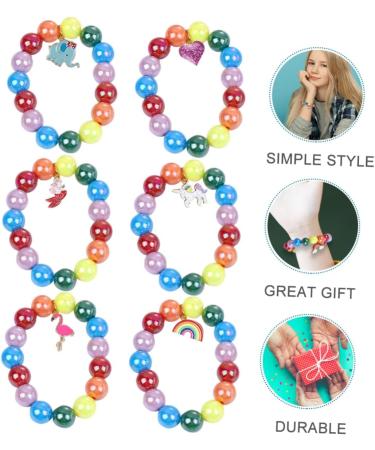 OSALADI Men Bracelets 9pcs Children's Bracelet Bracelets Women Jewelry Set Fashion Acrylic Gemstone Bracelet - Buy Online on GoSupps.com