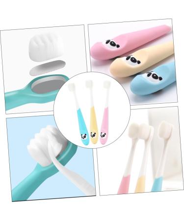 SEWOART 3pcs Children's Toothbrush Set - Fun 3D Training Brushes for Effective Teeth Cleaning - Safe Abs Material - Buy Online on GoSupps.com