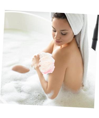 Buy Abaodam 4 Pcs Bath Ball Exfoliator Sponge Set | Ideal for Cleaning Massage & Shower | Loofah Pouf for Adults & Kids - Buy Online on GoSupps.com