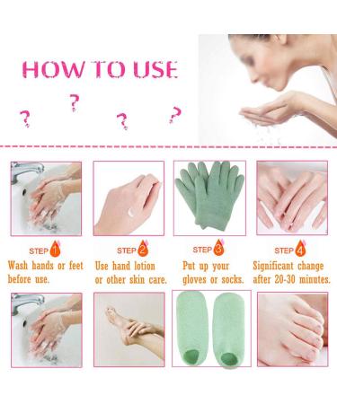 BNXTF Moisture Gloves & Socks | Gel Socks for Foot & Hand Treatment | Spa Socks & Gloves for Dry Cracked Heels & Hands - Shop Now! - Buy Online on GoSupps.com