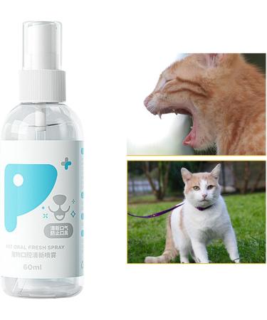 PUCHEN Teeth Cleaning Spray for Pet Pet Teeth Cleaning Spray 60ml - Cleaning Dog Teeth Spray Odors and Freshen Breath for Home Outdoor Travel Use - Buy Online on GoSupps.com