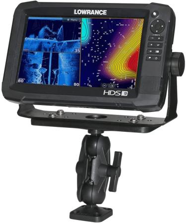 Scotty 0163 Ball-Mount Fish Finder & Universal Mounting Plate - Black (Large) - Buy Online on GoSupps.com