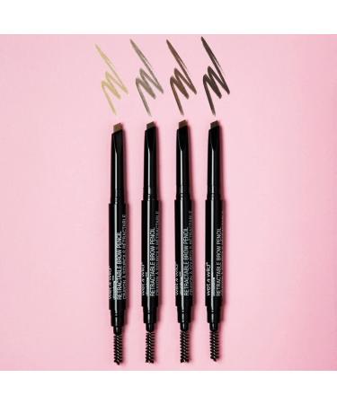 Wet n Wild Ultimate Brow Retractable Pencil - Ash Brown | Triangular Tip for Precise Definition and Pigmented Color - Buy Online on GoSupps.com