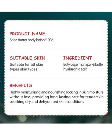 Aislor Christmas Body Lotion with Pomegranate Shea and Coconut Cream for Nourishing Hydration Ideal Holiday Gift Shea Butter One Size One Size Shea Butter - Buy Online on GoSupps.com