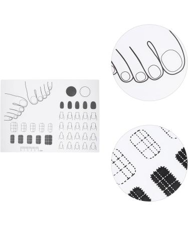 Lurrose Nail Art Stamping Mats Silicone Nail Training Mat Trainer Sheet for Application Practice As Shown - Buy Online on GoSupps.com
