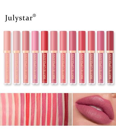 INTEROOKIE Matte Lip Glaze Longlasting matte lipstick for nonstick and nonfading lips Moisturizing formula for a flawless look Perfect for any occasion 10 - Buy Online on GoSupps.com
