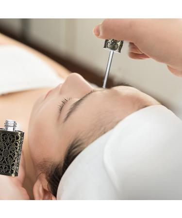 minkissy Metal Essential Oil Bottle Eye Middle Eastern Perfume Bottle Travel Bottle Aromatherapy Container Glass Travel Spray Bottle Perfume Sprayer Shell Metal Alloy Miss Essential Oil Box Green Patina - Buy Online on GoSupps.com