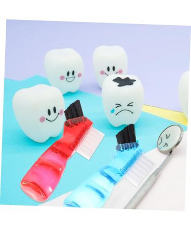 Gatuida 4-Piece Toothbrush for Prosthesis Care - Portable Double-Sided Brushes for Partial Dentures - Gentle Cleaning Small Brushes - 1 Pack - Buy Online on GoSupps.com