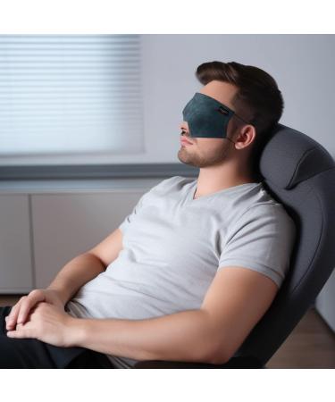 Kenllas Cyberpunk Sleep Mask for Men - Faux Suede with Mulberry Silk Lining - Buy Online on GoSupps.com
