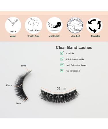 10MM Mink Lashes - Thick Short False Eyelashes for Natural Look | Wispy & Soft D Curl | 7 Pairs by DAODER - Buy Online on GoSupps.com