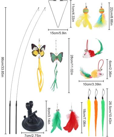 Best Intelligence Toys for Cats | Interactive Fishing Toys with Suction Cup - Buy Online on GoSupps.com