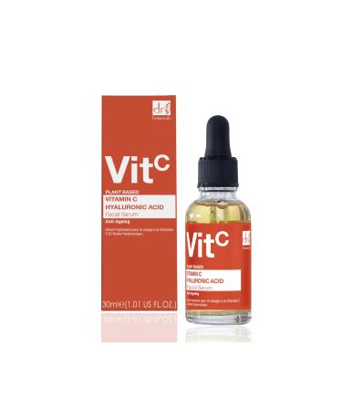 Dr Botanicals 5% Vitamin C 2% Hyaluronic Acid Facial Serum | Anti-Aging Anti-Wrinkle Skin Brightening Hydrating Rejuvenating Facial Serum With Beautifeye for Age-Defying Results