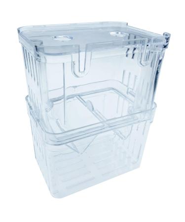 Aquarium Fish Breeder Box for Isolate Fry Acrylic -5.2'' x 4'' x 2.8''