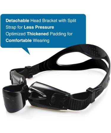 ZIONOR A-T1 Swim Snorkel - Black | Comfortable Mouthpiece, One-Way Purge Valve for Lap Swimming and Diving - Buy Online on GoSupps.com