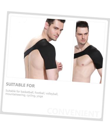 Adjustable Shoulder Guard Brace | Shoulder Immobilizers & Harness | Stability Protector | Fitness & Support | 66x24x1CM Black - Buy Online on GoSupps.com