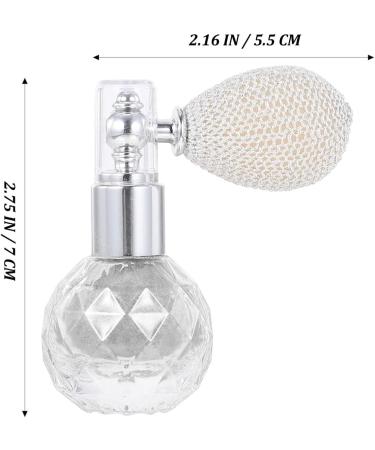 Lurrose Glitter Powder Spray - Shimmering Highlighter for Hair, Face, Body & Nails - Silver Sparkle Makeup Spray - 7cm*5.5cm*3cm - Buy Online on GoSupps.com