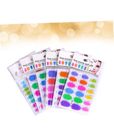 Healeved 1 Set Nail Extension Pegatinas Para U as Nail Silk Extension Nail Art Forms Non-woven Nail Silk Nail Soak off Bowl Nail Stickers Strips Fake Hair Edges Nail Kits Extend Nail Polish - Buy Online on GoSupps.com