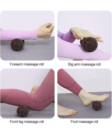 2-Pack Peanut Massage Balls for Muscle Relief & Fascia Stretching - Red Black Pink White Blue - Buy Online on GoSupps.com