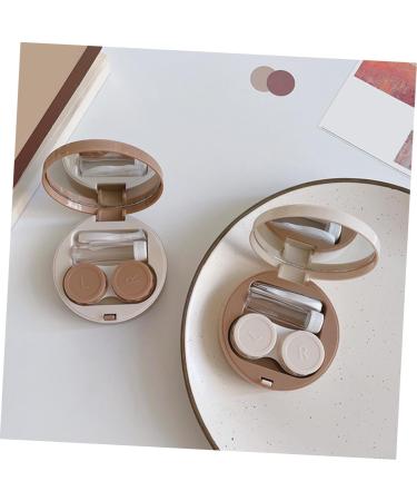 JECOMPRIS Sweet Contact Lens Container - 2 Sets Colored Travel Storage Case for Lentils Makeup & More | ABS Glossy Design - Buy Online on GoSupps.com