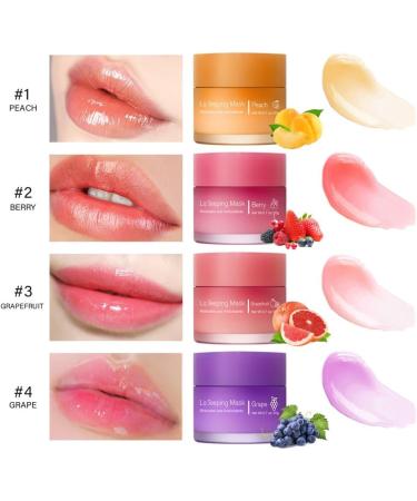 Ofanyia Lip Sleeping Mask Reduce Lip Wrinkle Line Day and Night Repair Lip Balm for Dry Chapped Cracked Dry Lips Moisturizing & Hydrating Lip Mask for Women Men (Berry) - Buy Online on GoSupps.com