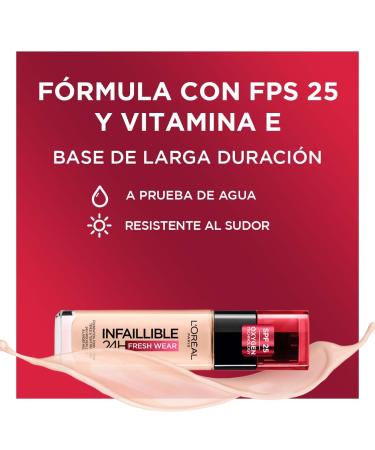 L'Oreal Paris Infallible 24H Foundation 200 Golden Sand 30ml | Long-Lasting Coverage - Buy Online on GoSupps.com