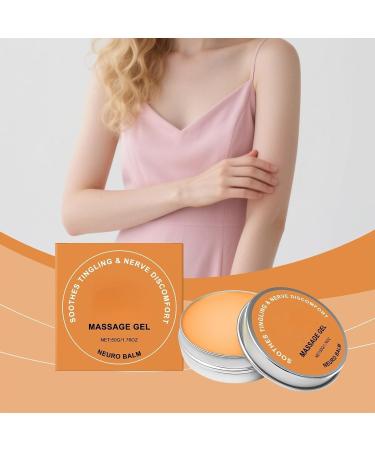 Natural nerve cream & joint balm soothing joint cream for hands feet and body analgesic and soothing massage suitable for all skin types 50 g 2 pieces - Buy Online on GoSupps.com