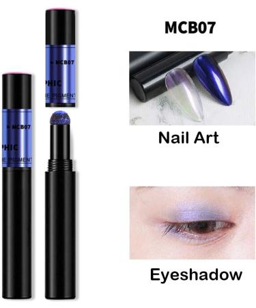 Chrome Nail Powder Pen - Mirror Effect Glitter Eyeshadow Pen MCB-23 - Buy Online on GoSupps.com