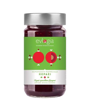 ARISTOS Aristos Evlogia Fruit Spread - Greek Cherries | Sugar-Free Jam Breakfast Spread Bread Spread Everyday Food