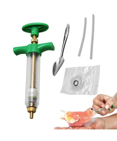 BioTat syringe for food |LOOFES HOLDEN Bird feed injector kit easy to clean hand feed injector set for sick birds milk fluid Edizin 20ml