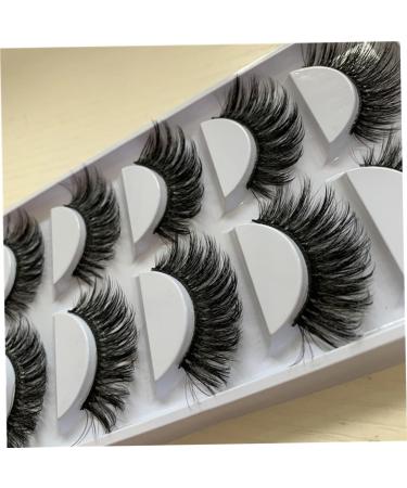 minkissy 5 Pairs eyelashes natural European and American lashes dense fake eyelash cross eyelash natural eyelashes three-dimensional Fake eyelashes natural false lashes 3d - Buy Online on GoSupps.com