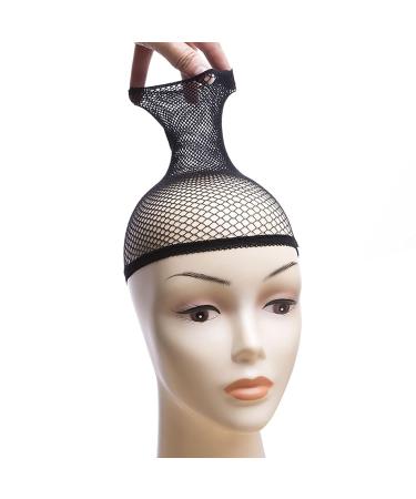 8x Elastic Nylon Wig Caps - Black Wig Hood Hair Net Stocking Undercap for Perfect Wig Fit - Buy Online on GoSupps.com