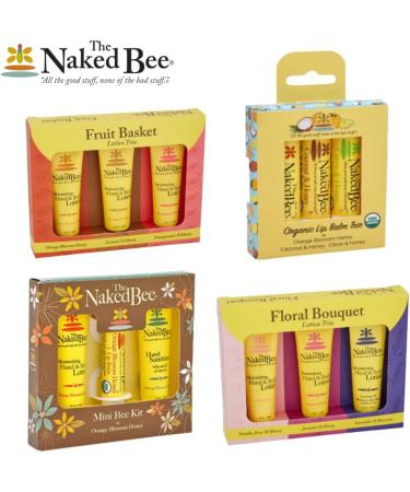 The Naked Bee Fruit Basket Trio. Hand & Body Lotion Gift Set. Hand & Body Lotion with Moisturising Skin Care. Body Cream & Hand Cream. Hand & Body Moisturiser for Dry Skin. Hand & Body Lotion Gift. - Buy Online on GoSupps.com