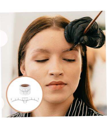 Mikinona Clear Sticker 50pcs Makeup Rulers Eyebrow Positioning Shaper Markers Mappers Drawing Professional Shapers - Buy Online on GoSupps.com