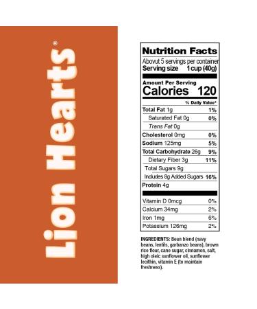 Love Grown Lion Hearts Cereal 7.5oz Box 6-Pack Cinnamon - Buy Online Now! - Buy Online on GoSupps.com