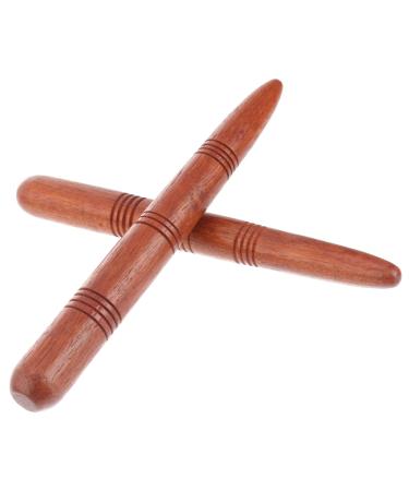 Healeved 1 sentence 2st acupuncture rod made of wood massage mat massage reflex zone massage health tool Chinese massage stick foot massage thai foot wooden stick pencil roller roller stick
