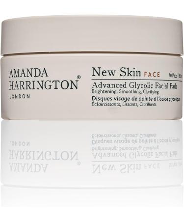 Amanda Harrington London Glycolic Facial Pads - New Skin Face Advance Formula - Buy Online on GoSupps.com