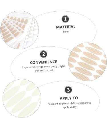 DOITOOL Stickers Single Sided Eyelid Tape Women Eyelid Tape Adhesive Tape Invisible Y-shaped Fork 9.70X6.50X0.20CM - Buy Online on GoSupps.com