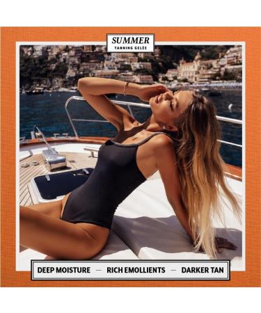 Summer Gel e Tanning Lotion Gel - USA Made SPF 4 | Hydrating & Quick Absorb Tanning Oil | Broad Spectrum UVA/UVB Protection | 3.12 OZ - Buy Online on GoSupps.com