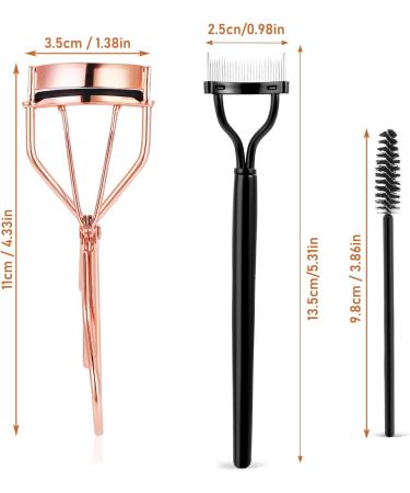 Wllhyf Eyelash Pliers Kit | Eyelash Applicator Tool Set with Brushes & Replacement Pads for Women & Girls - Perfect Makeup Tools for Flawless Lashes - Buy Online on GoSupps.com