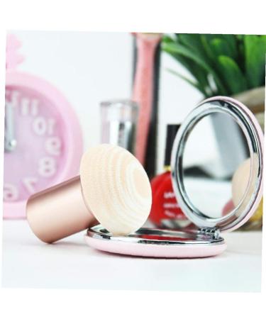 Cosmetic Puff Makeup Brush - Mushroom Head Wet Concealer Foundation Tool | Pink & Golden - Perfect for Flawless Application - Buy Online on GoSupps.com