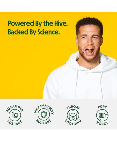 Beekeeper's Naturals B. Soothed Honey Lozenges - 14 Drops (1.76 oz) | Natural Throat Relief - Buy Online on GoSupps.com