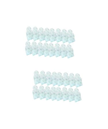 FRCOLOR 40 Pcs Foot Orthotic Decals Cracked Heel Protectors Heated Eye Pads Heel Cushion Shoe Cushions High Heel Cracked Heel Sticker Heel Shoe Grips Anti-Crack Invisible Sticker