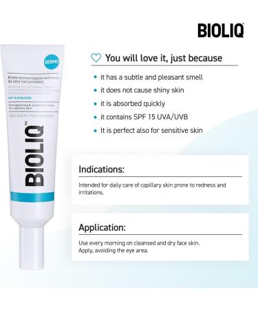 Bioliq Dermo Protective-Strenghtening Cream for Vascular Skin 30ml - Buy Online on GoSupps.com