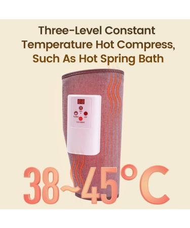 Leg Air Pressure Massager - Heating Vibration Calf Massage for Muscle Pain Relief & Slimming - Buy Online on GoSupps.com