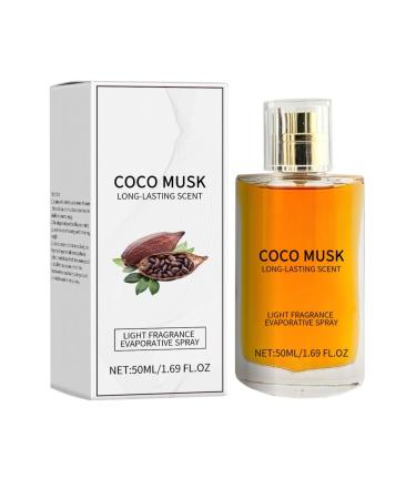VEFSU Men s Rich Eau De Toilette Long Lasting Scent Perfume For Men Elegant Bottle 3.4 Fl Oz Fragrance For Refined Occasions 50ml (White One Size) 1 Fl Oz (Pack of 1) White