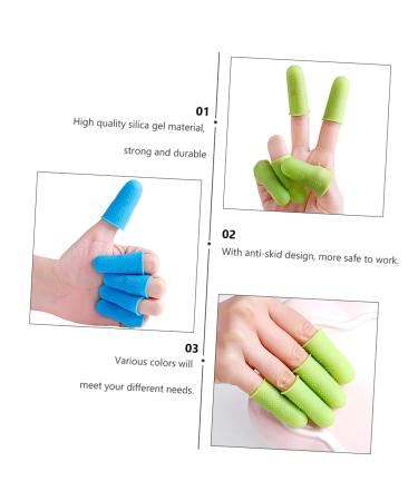 9pcs Finger Protectors - Wear-Resistant Finger Sleeves & Thumb Covers - Assorted Colors for Durable Support - Ideal for eCommerce Shipping Worldwide - Buy Online on GoSupps.com