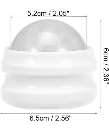 VOCOSTE Manual Massage Ball - Stress Relief & Pain Relief - White Resin Massage Tool for Relaxation - Buy Online on GoSupps.com