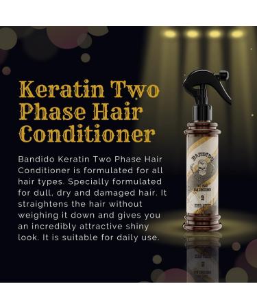 Bandido Keratin 2-Phase Conditioner 350 ml Hair care for men Hair Conditioner 2Phase men for dry hair - Buy Online on GoSupps.com